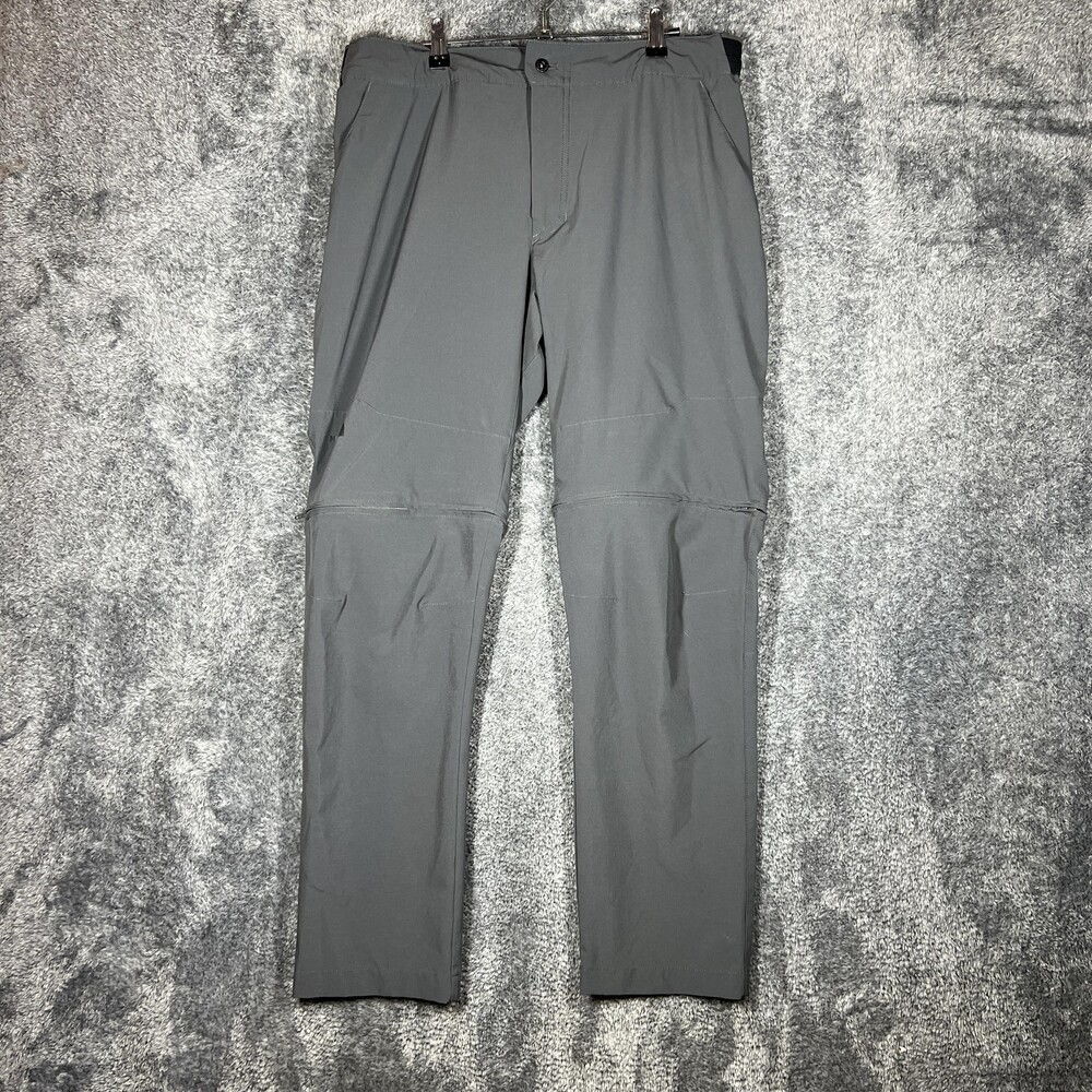 The North Face Pants Mens 36x30 Gray Regular Fit Cargo Microfiber Convertible
